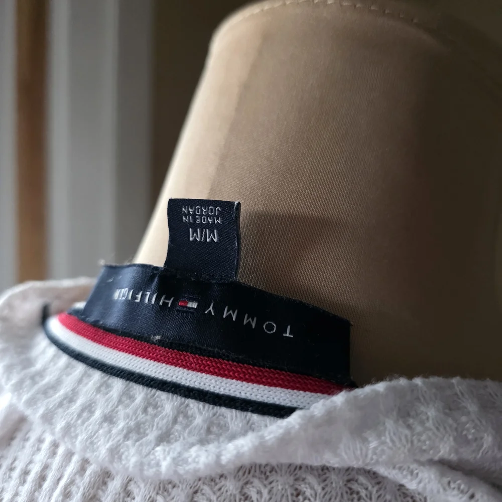 Tommy Hilfiger White Textured Cardigan - Picture 7 of 8